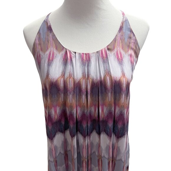 Nicole Miller New York Women Size XS Maxi Dress Flowy Watercolor Boho Dress NWT - Picture 2 of 9